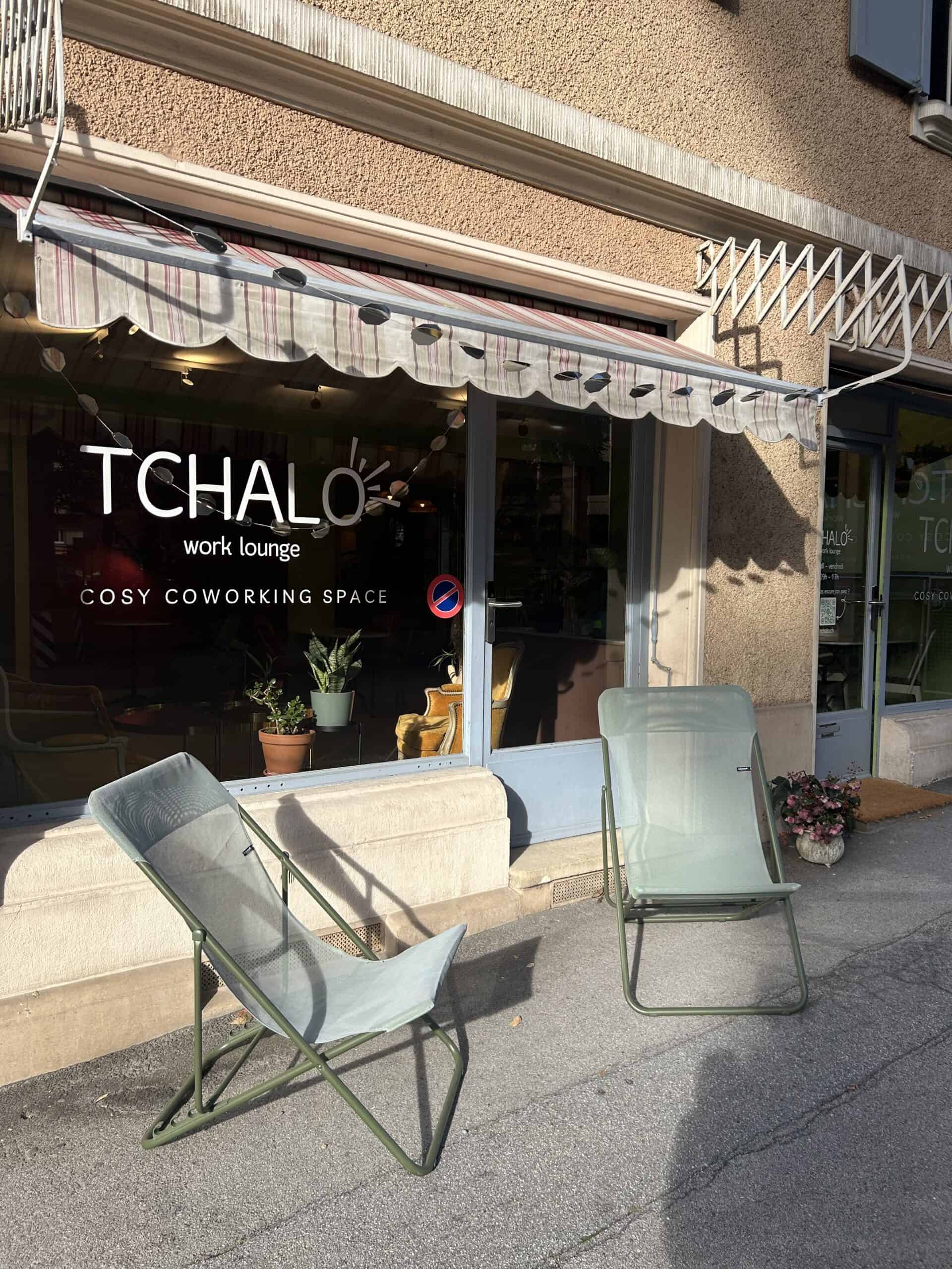 Entrée du coworking Tchalo Work Lounge avenue Maria-Belgia 2 à 1006 Lausanne